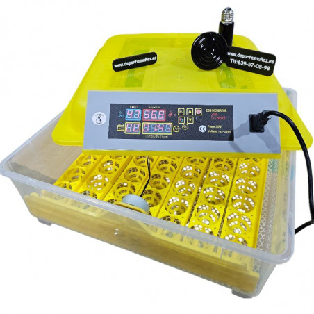 INCUBADORA AUTOMÁTICA PARA 56 HUEVOS