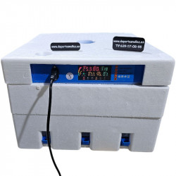 INCUBADORA 128 HUEVOS CON HUMIDIFICADOR