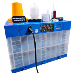 INCUBADORA 128 HUEVOS CON HUMIDIFICADOR
