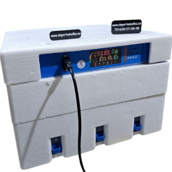 INCUBADORA 128 HUEVOS CON HUMIDIFICADOR