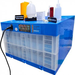 INCUBADORA 128 HUEVOS CON HUMIDIFICADOR