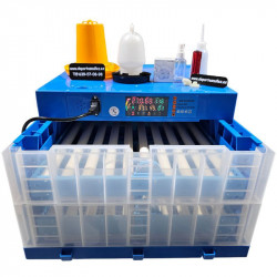 INCUBADORA 128 HUEVOS CON HUMIDIFICADOR
