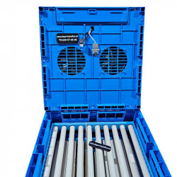 INCUBADORA 128 HUEVOS CON HUMIDIFICADOR