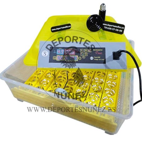 INCUBADORA AUTOMÁTICA PARA 56 HUEVOS